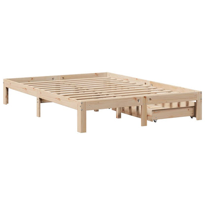 Bed Frame with Drawers without Mattress 150x200 cm King Size