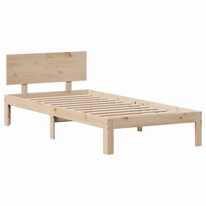 Bed Frame with Drawers without Mattress 75x190 cm Small Single