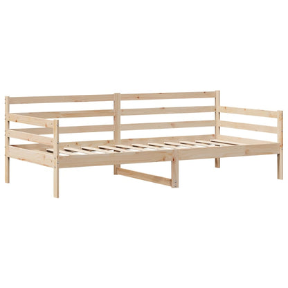 Daybed with Drawers without Mattress 90x200 cm Solid Wood