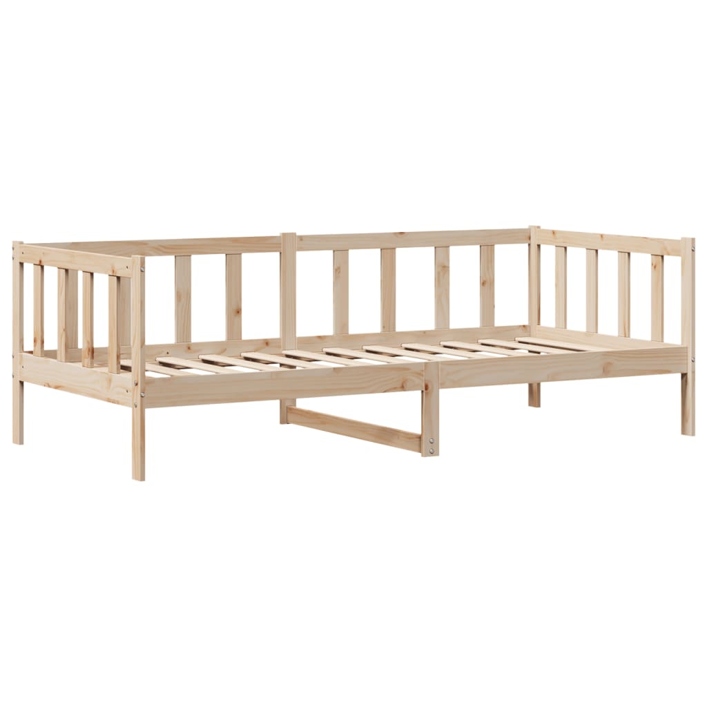 Daybed with Drawers without Mattress 90x200 cm Solid Wood