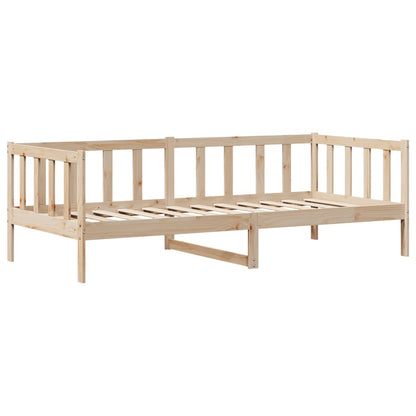 Daybed with Drawers without Mattress 90x200 cm Solid Wood