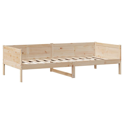 Daybed with Drawers without Mattress 90x190 cm Single Solid Wood