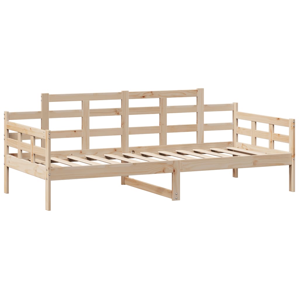 Daybed with Drawers without Mattress 90x200 cm Solid Wood