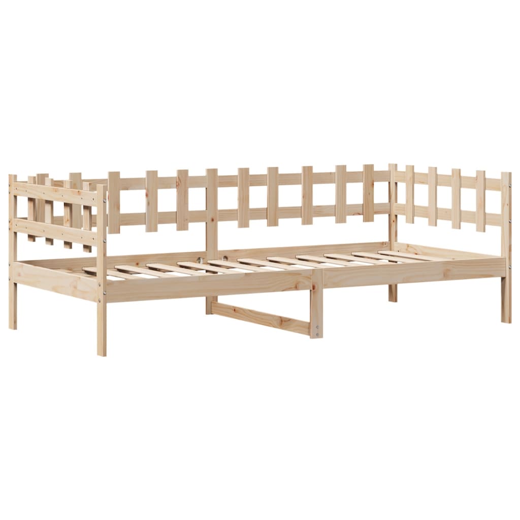 Daybed with Drawers without Mattress 80x200 cm Solid Wood