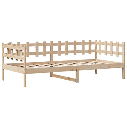 Daybed with Drawers without Mattress 80x200 cm Solid Wood