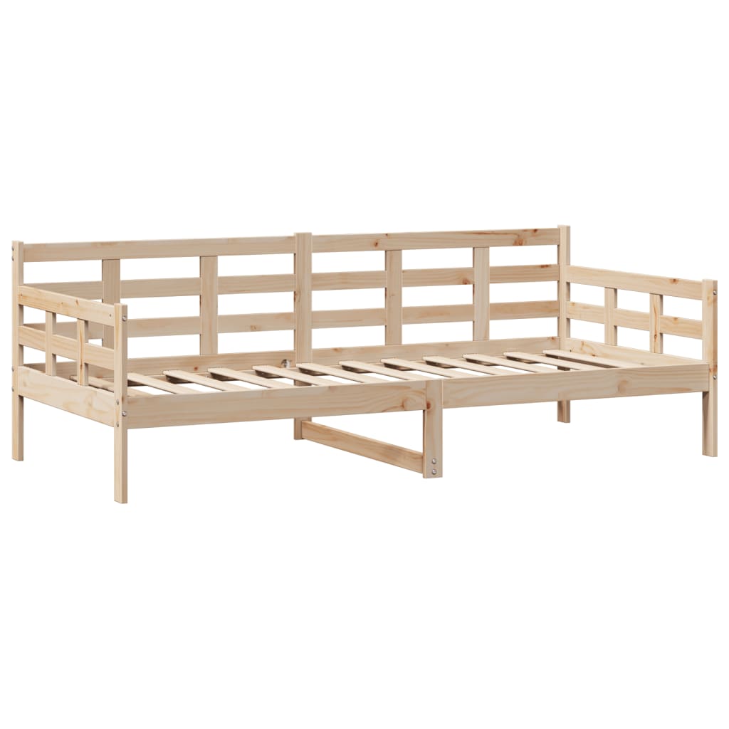 Daybed with Drawers without Mattress 90x200 cm Solid Wood