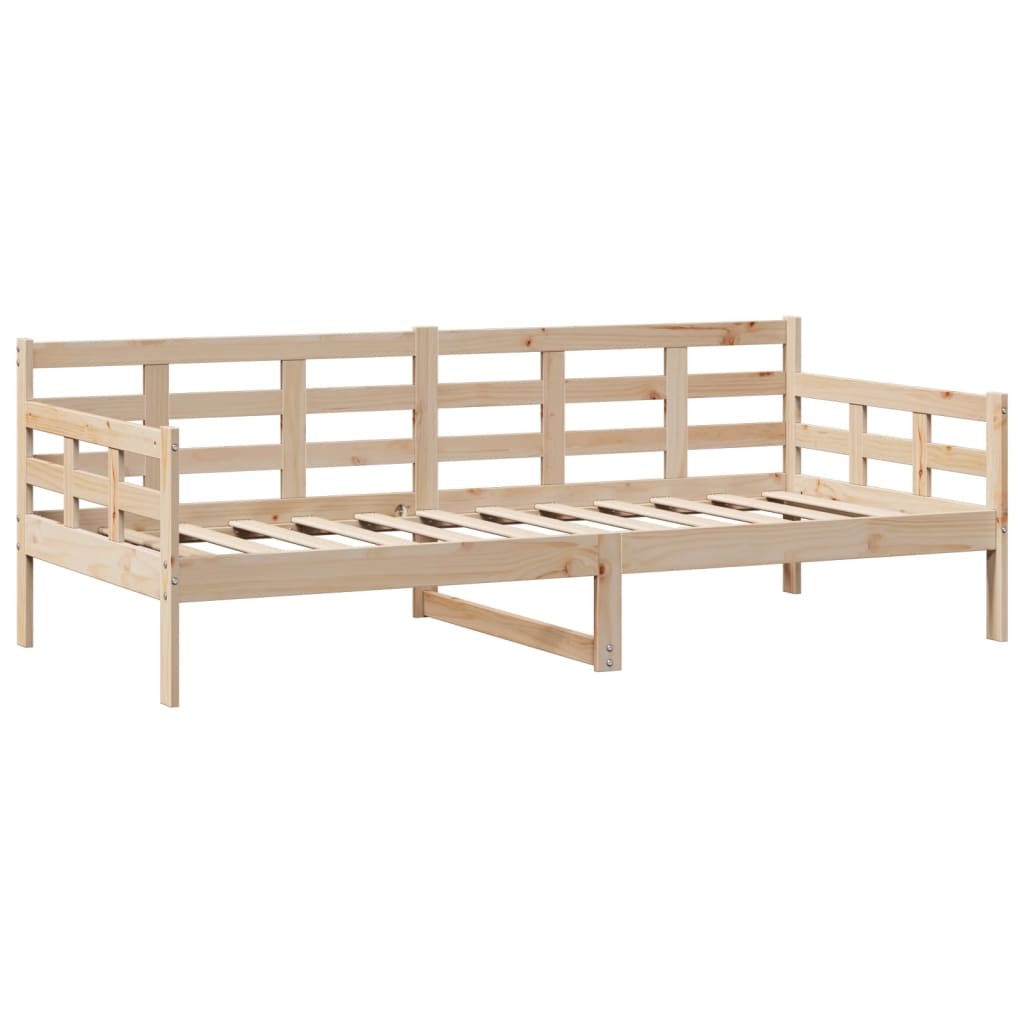 Daybed with Drawers without Mattress 90x190 cm Single Solid Wood