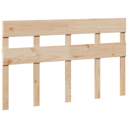 Bed Frame without Mattress 120x200 cm Solid Wood Pine