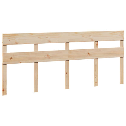 Bed Frame without Mattress 200x200 cm Solid Wood Pine