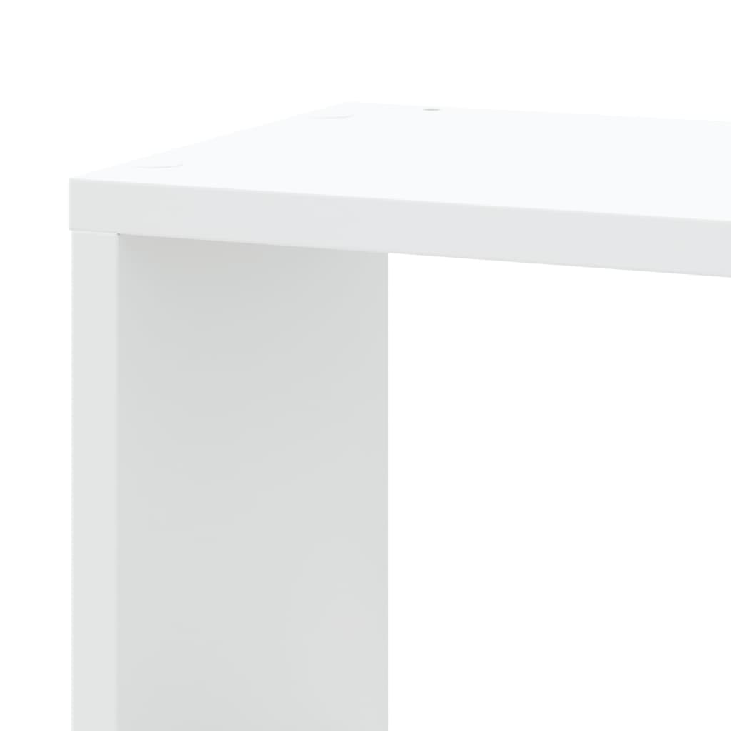 Wall Corner Shelf White 45x45x147 cm Engineered Wood