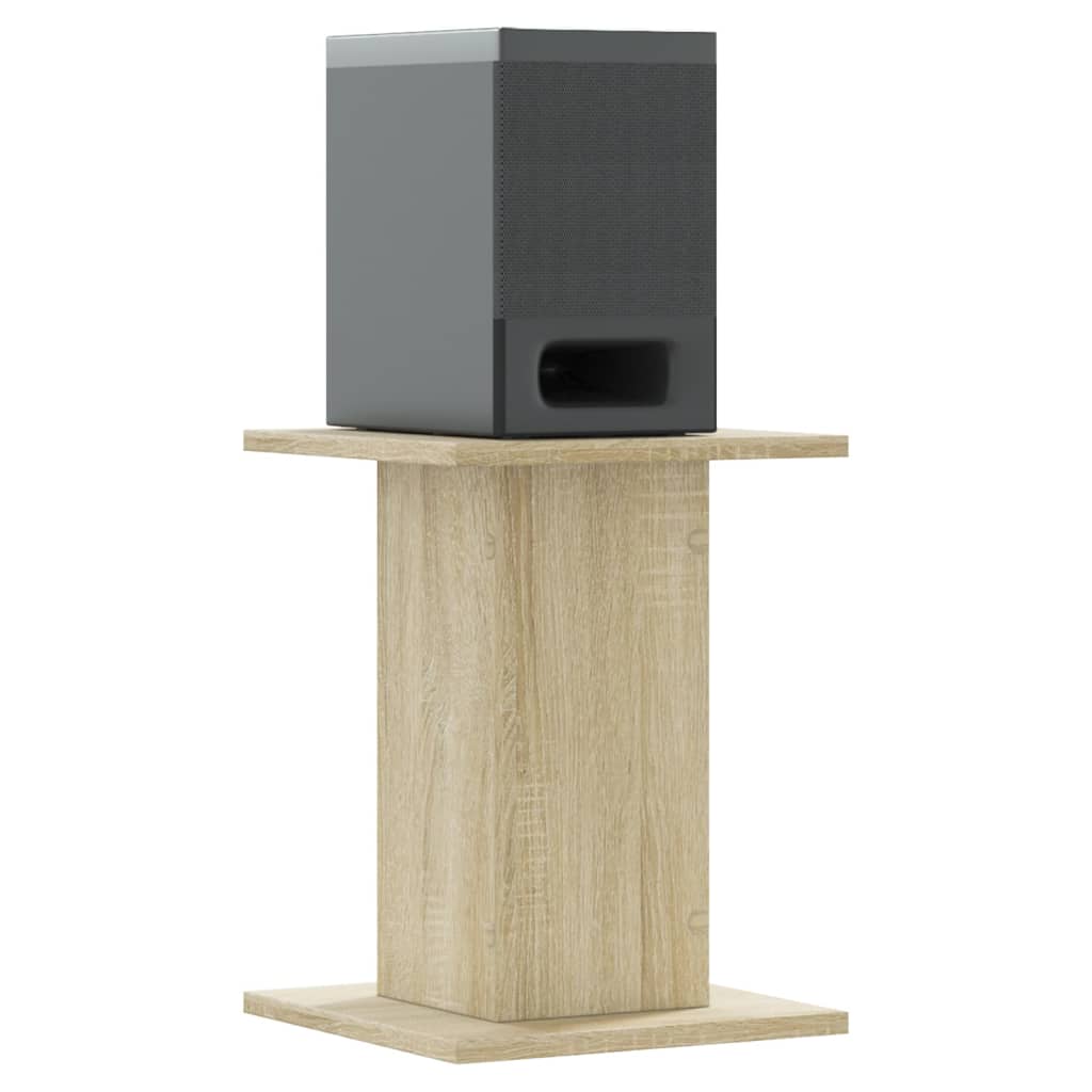 Speaker Stands 2 pcs Sonoma Oak 30x30x40 cm Engineered Wood