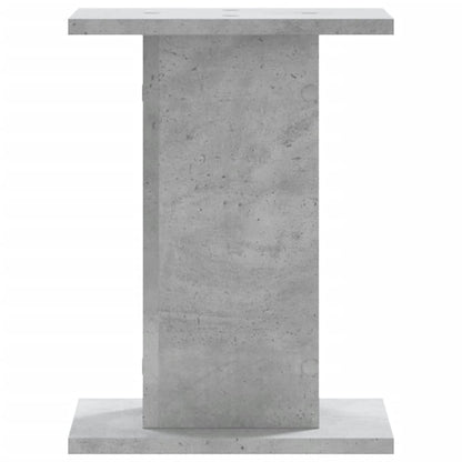 Speaker Stands 2 pcs Concrete Grey 30x30x40 cm Engineered Wood