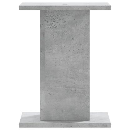 Speaker Stands 2 pcs Concrete Grey 30x30x40 cm Engineered Wood