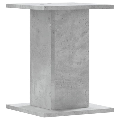 Speaker Stands 2 pcs Concrete Grey 30x30x40 cm Engineered Wood