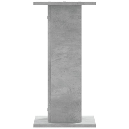 Speaker Stands 2 pcs Concrete Grey 30x30x60 cm Engineered Wood