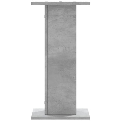 Speaker Stands 2 pcs Concrete Grey 30x30x60 cm Engineered Wood