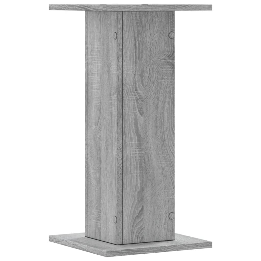 Speaker Stands 2 pcs Grey Sonoma 30x30x60 cm Engineered Wood