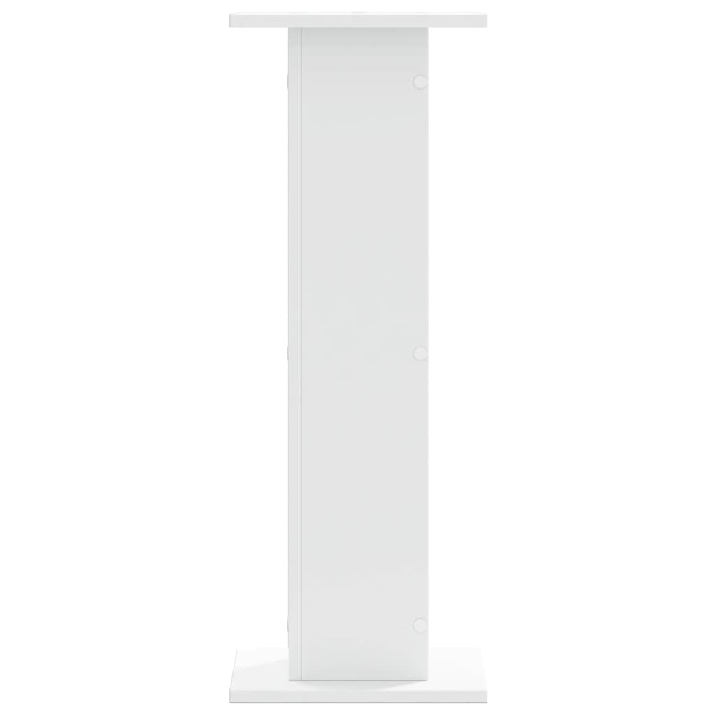 Speaker Stands 2 pcs White 30x30x80 cm Engineered Wood