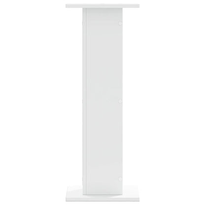 Speaker Stands 2 pcs White 30x30x80 cm Engineered Wood