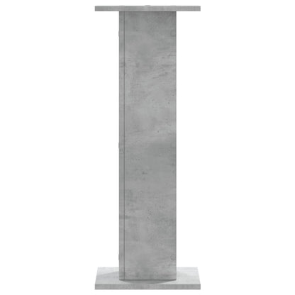 Speaker Stands 2 pcs Concrete Grey 30x30x80 cm Engineered Wood