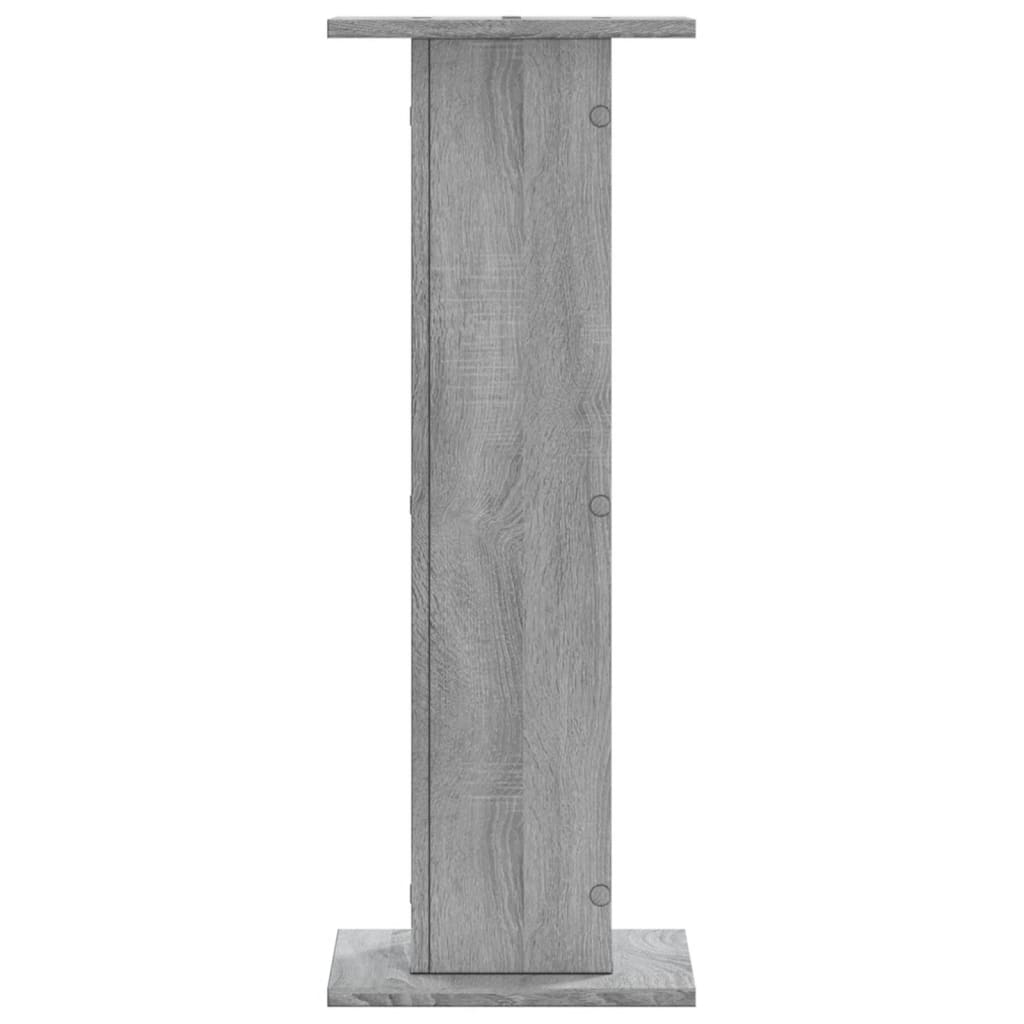 Speaker Stands 2 pcs Grey Sonoma 30x30x80 cm Engineered Wood