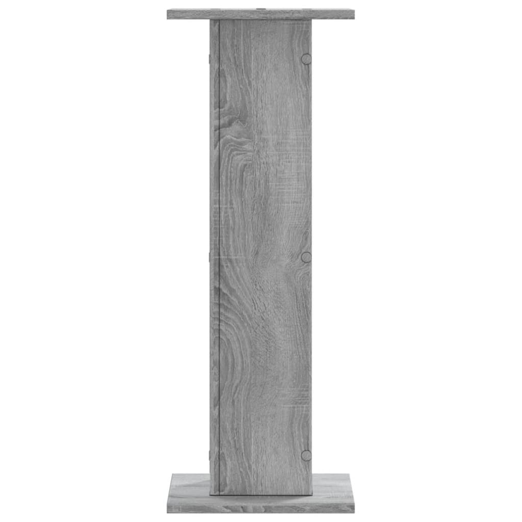 Speaker Stands 2 pcs Grey Sonoma 30x30x80 cm Engineered Wood