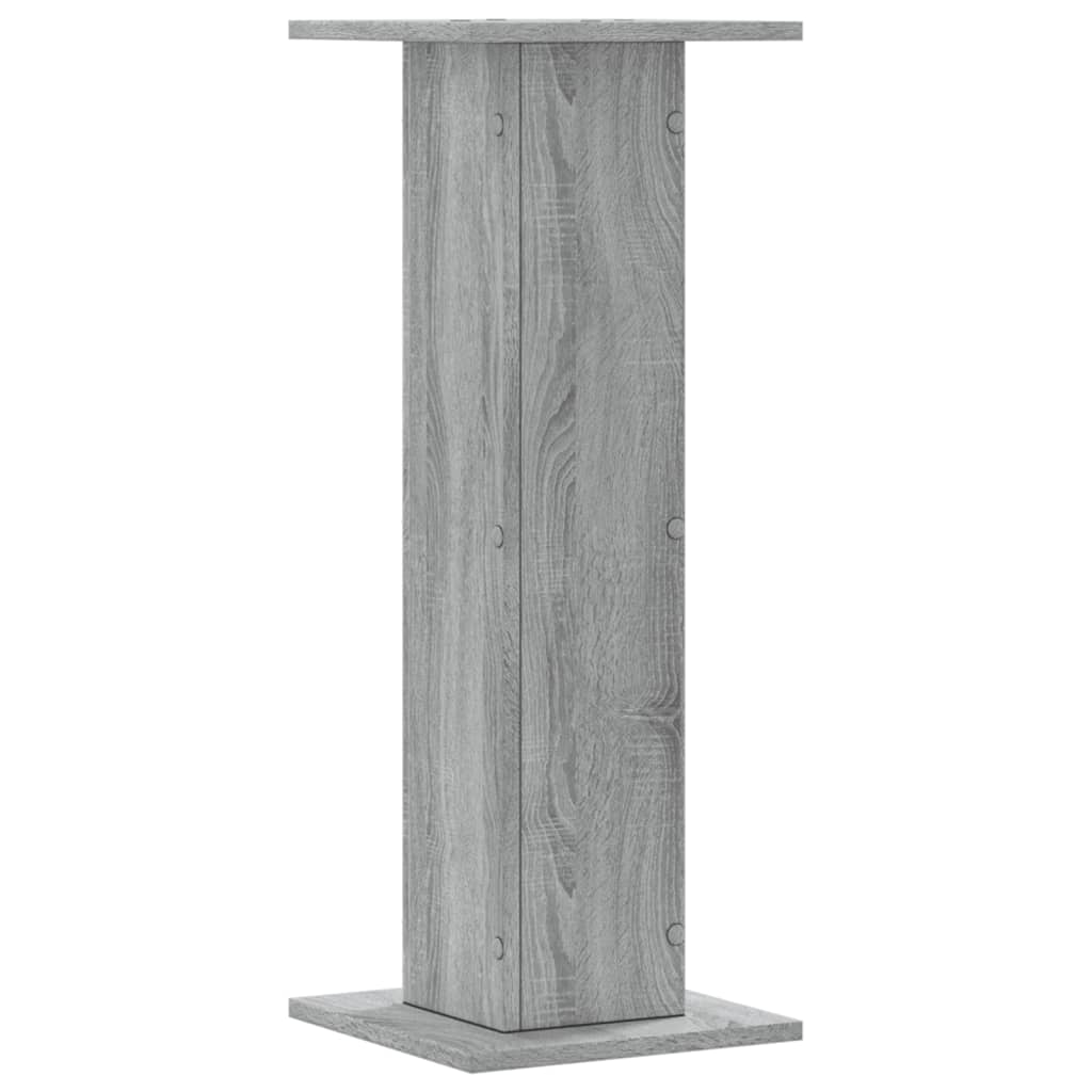 Speaker Stands 2 pcs Grey Sonoma 30x30x80 cm Engineered Wood