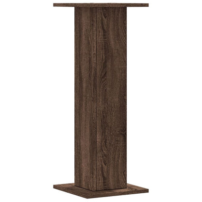 Speaker Stands 2 pcs Brown Oak 30x30x80 cm Engineered Wood