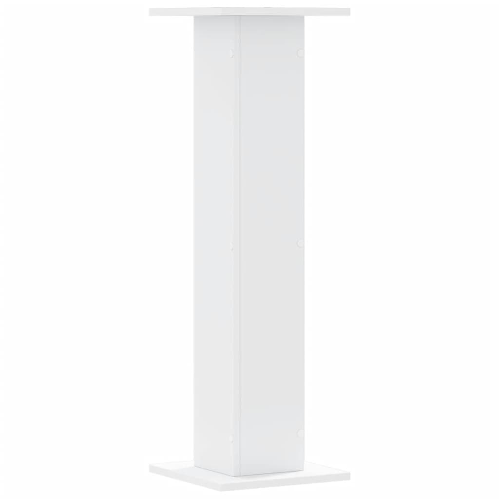 Speaker Stands 2 pcs White 30x30x95 cm Engineered Wood