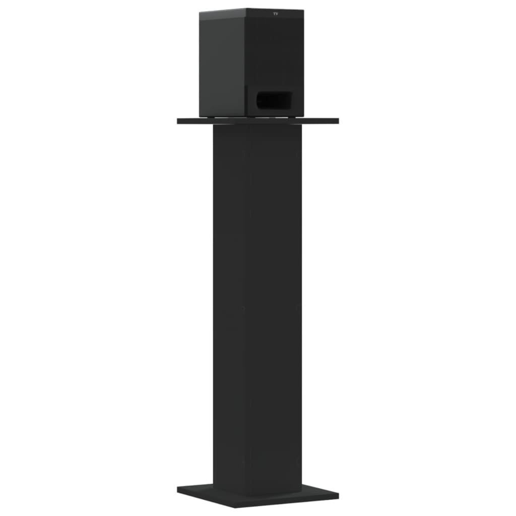 Speaker Stands 2 pcs Black 30x30x95 cm Engineered Wood