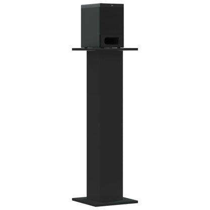 Speaker Stands 2 pcs Black 30x30x95 cm Engineered Wood