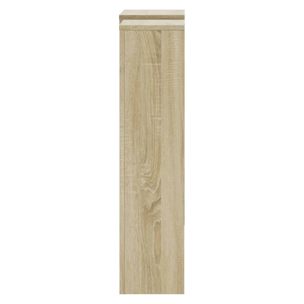 Radiator Cover Sonoma Oak 205x21.5x83.5 cm Engineered Wood