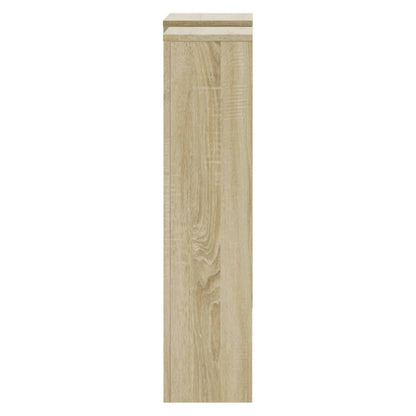 Radiator Cover Sonoma Oak 205x21.5x83.5 cm Engineered Wood