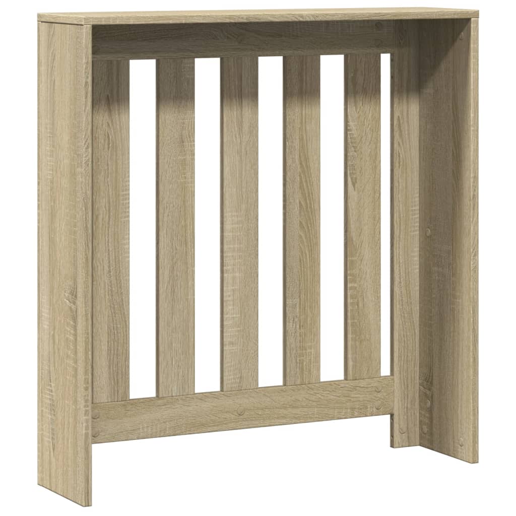 Radiator Cover Sonoma Oak 78x20x82 cm Engineered Wood