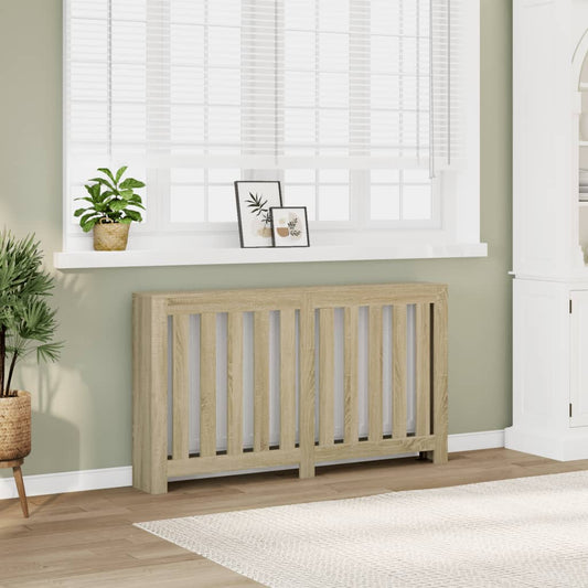 Radiator Cover Sonoma Oak 149x20x82 cm Engineered Wood