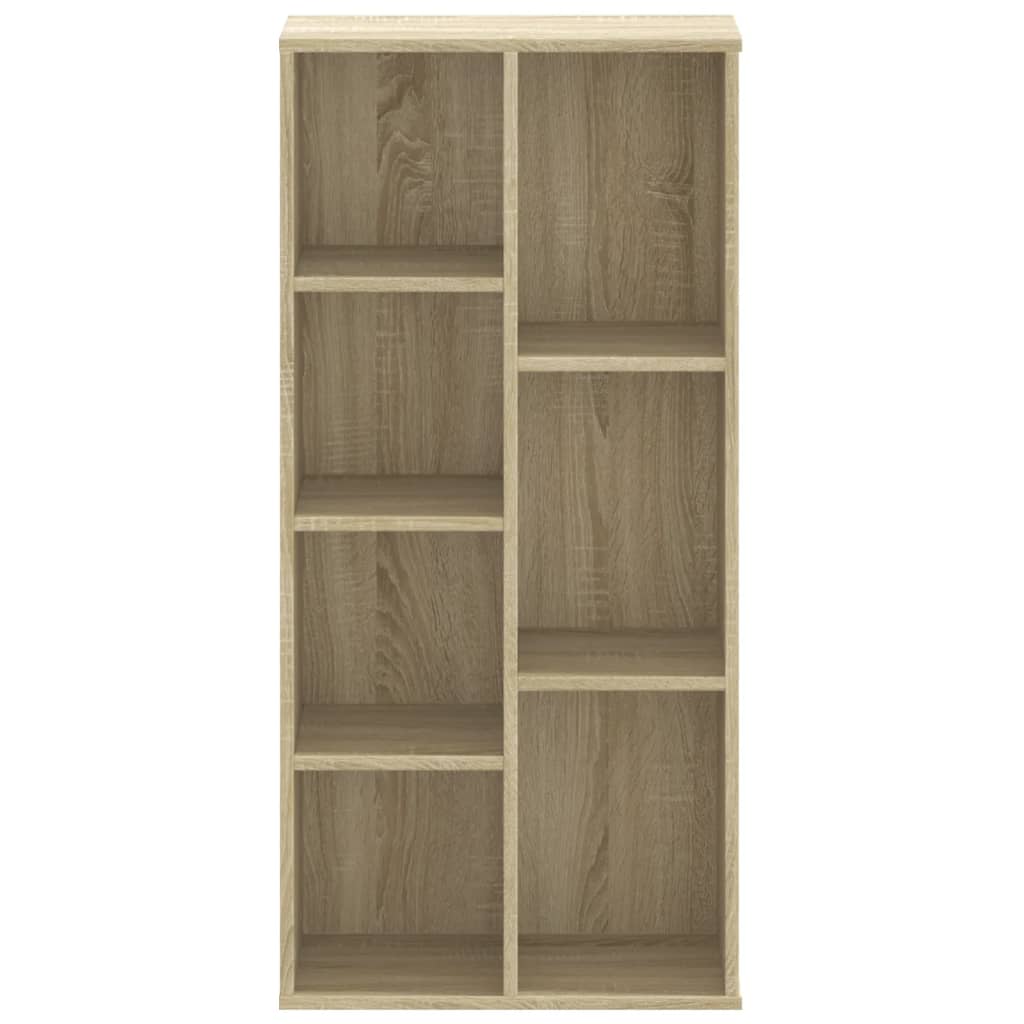 Bookcase Sonoma Oak 50x25x105 cm Engineered Wood