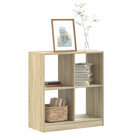 Bookcase Sonoma Oak 68.5x32x75 cm Engineered Wood