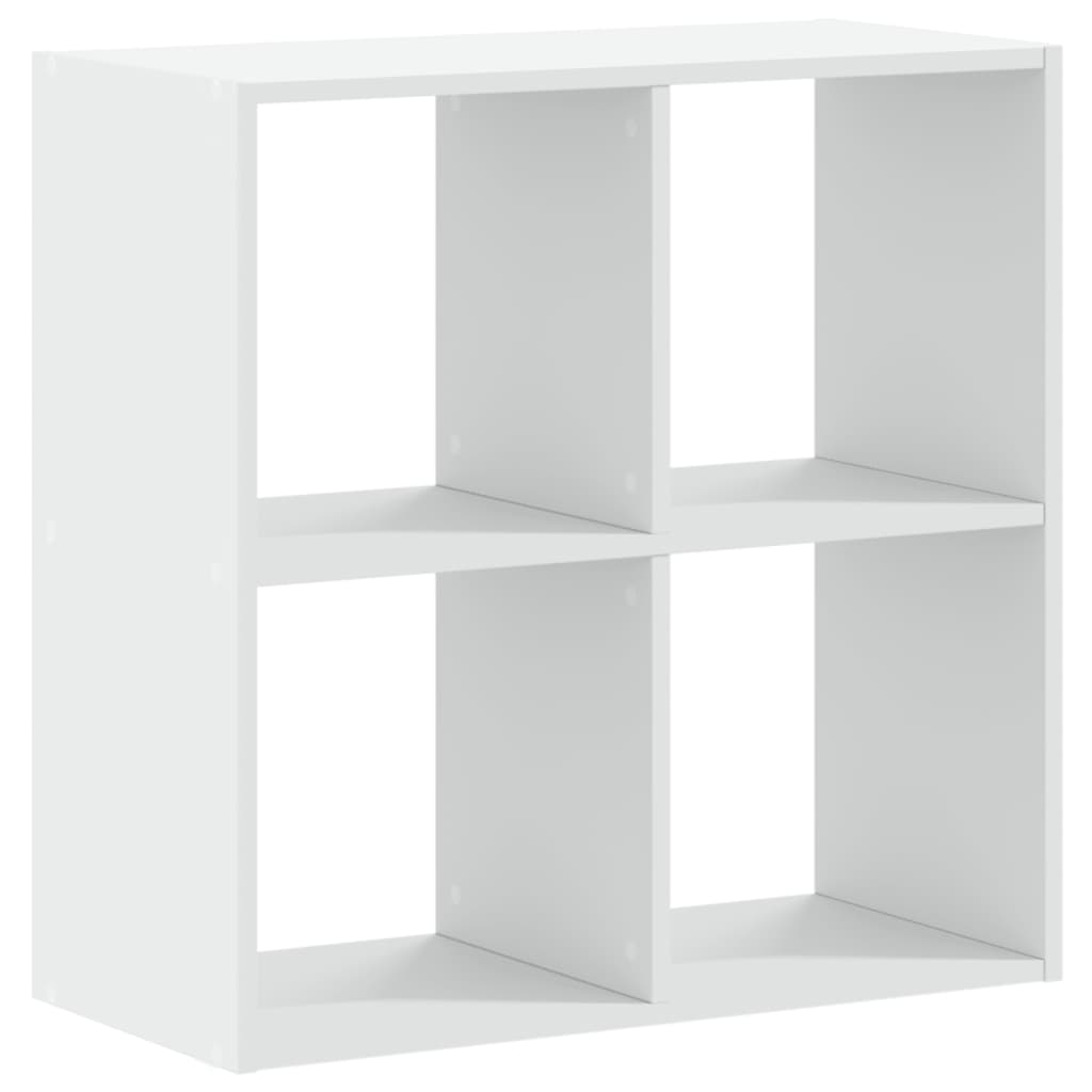 Bookcase White 68.5x32x68.5 cm Engineered Wood