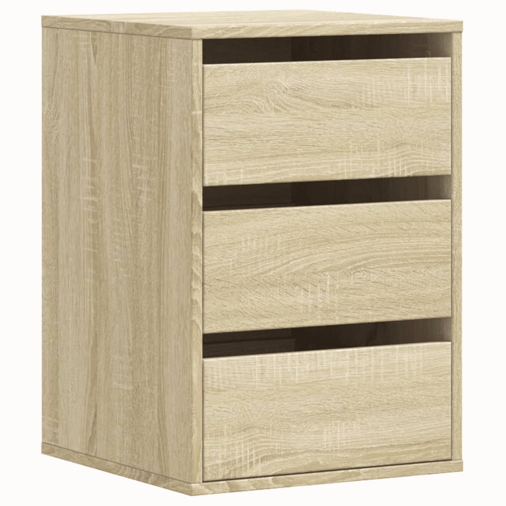 Corner Chest of Drawers Sonoma Oak 40x41x58 cm Engineered Wood