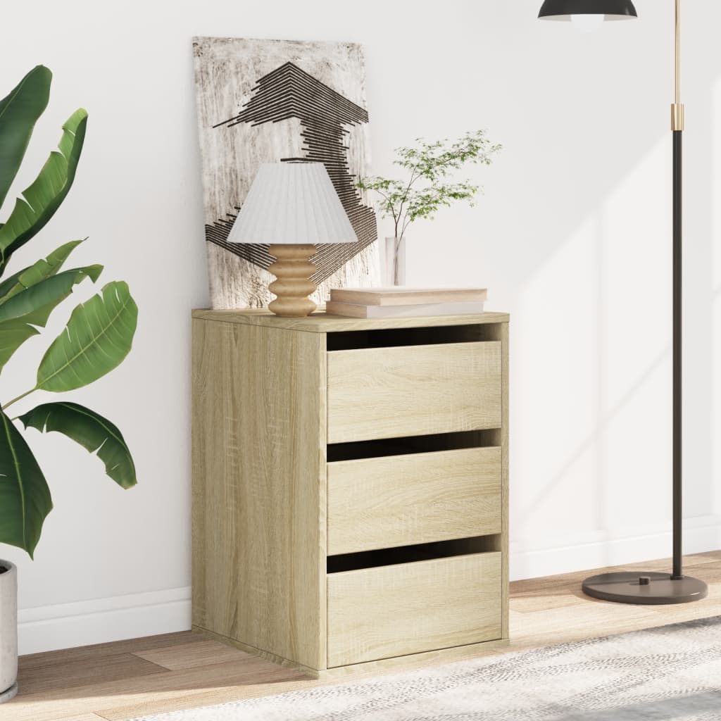 Corner Chest of Drawers Sonoma Oak 40x41x58 cm Engineered Wood