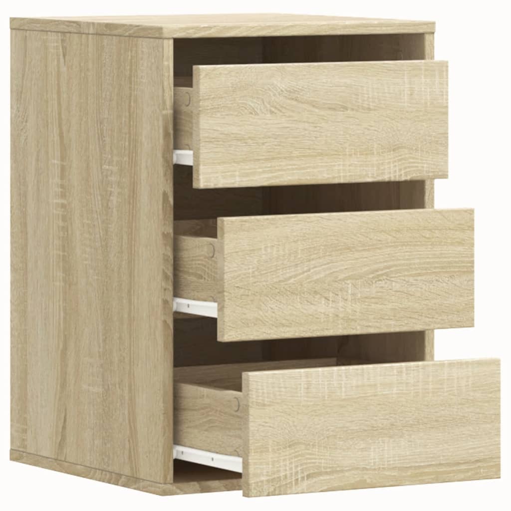 Corner Chest of Drawers Sonoma Oak 40x41x58 cm Engineered Wood