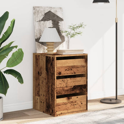 Corner Chest of Drawers Old Wood 40x41x58 cm Engineered Wood