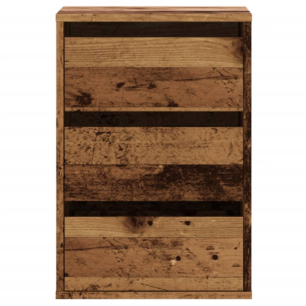 Corner Chest of Drawers Old Wood 40x41x58 cm Engineered Wood