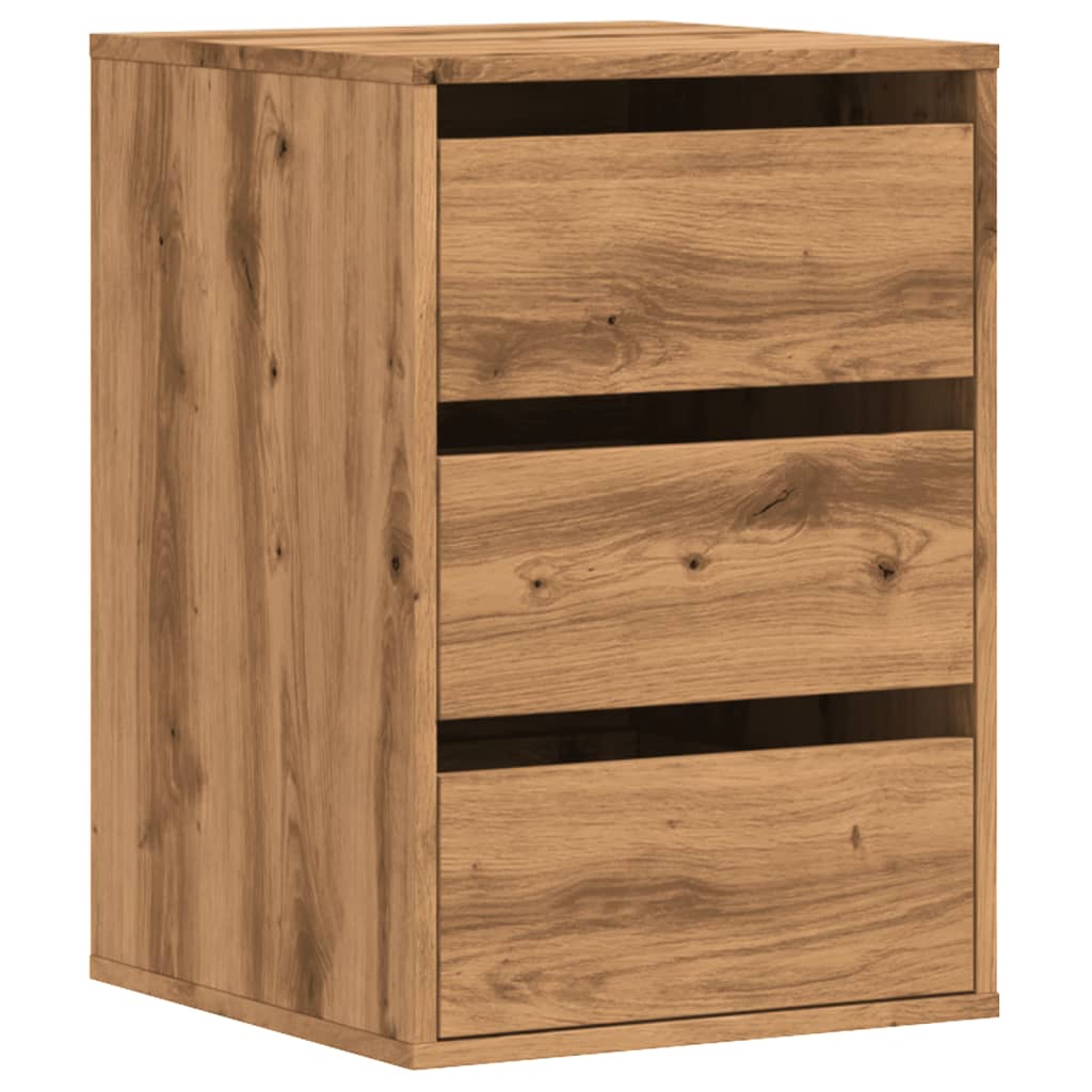 Corner Chest of Drawers Artisian Oak 40x41x58 cm Engineered Wood