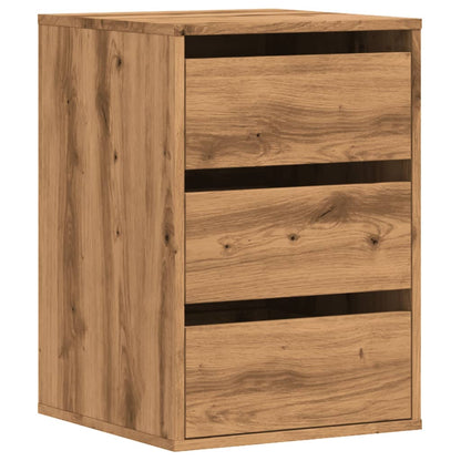 Corner Chest of Drawers Artisian Oak 40x41x58 cm Engineered Wood