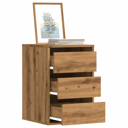 Corner Chest of Drawers Artisian Oak 40x41x58 cm Engineered Wood