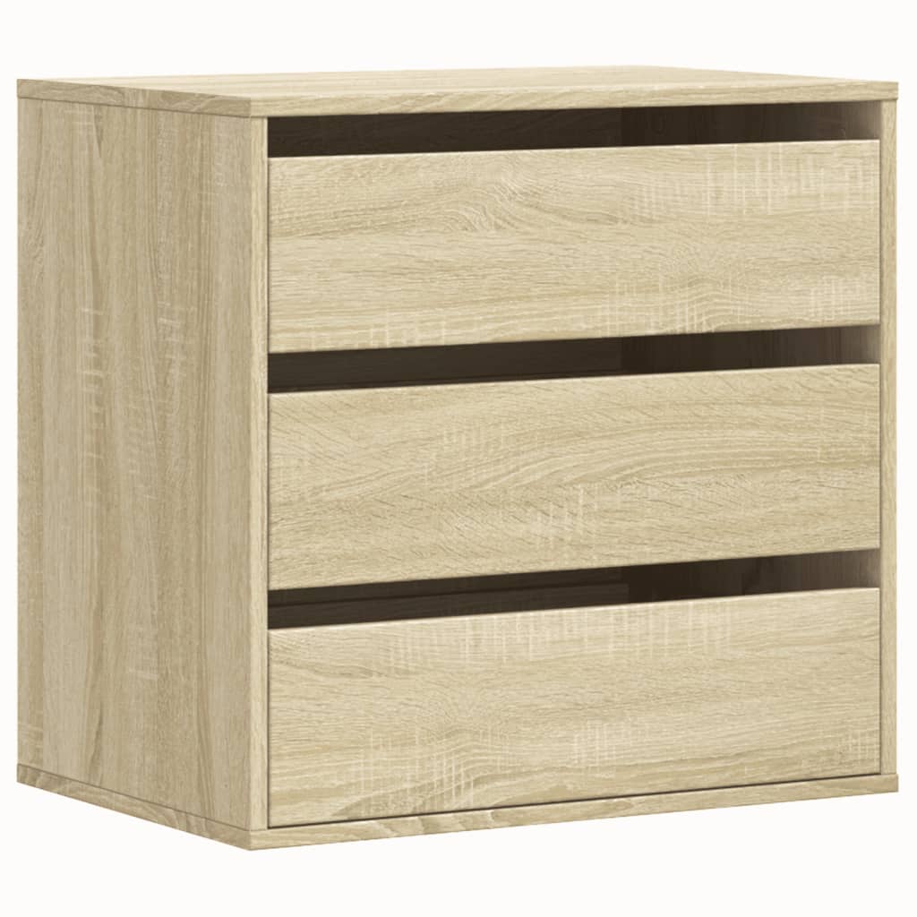 Corner Chest of Drawers Sonoma Oak 60x41x58 cm Engineered Wood