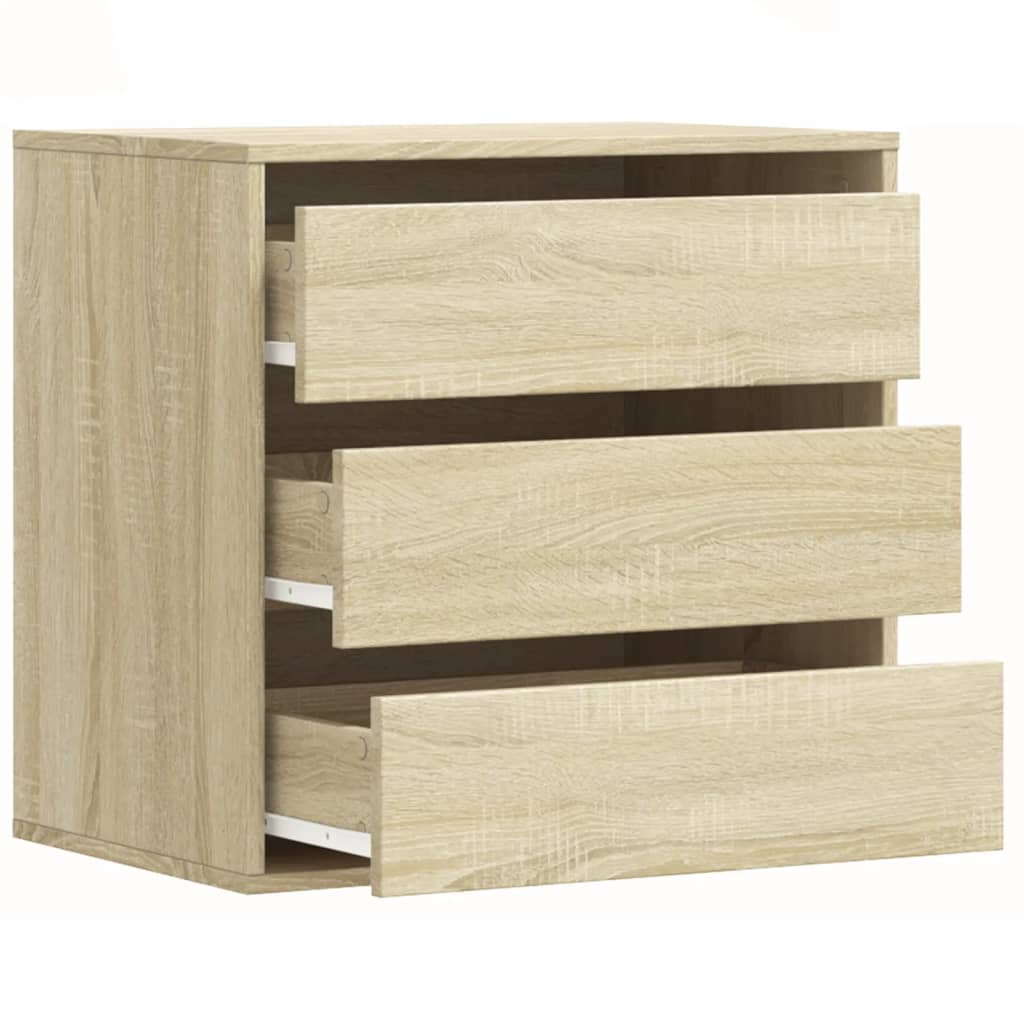 Corner Chest of Drawers Sonoma Oak 60x41x58 cm Engineered Wood