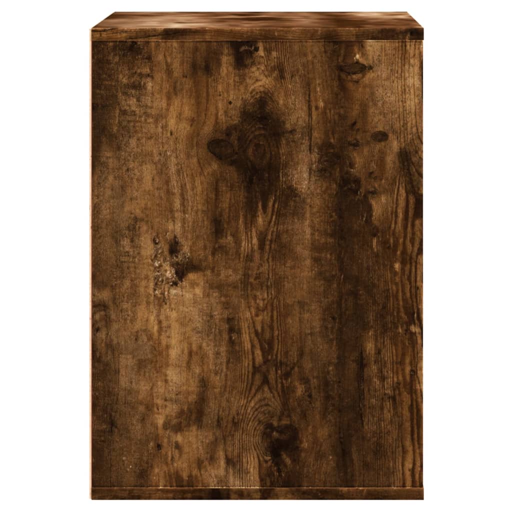 Corner Chest of Drawers Smoked Oak 60x41x58 cm Engineered Wood