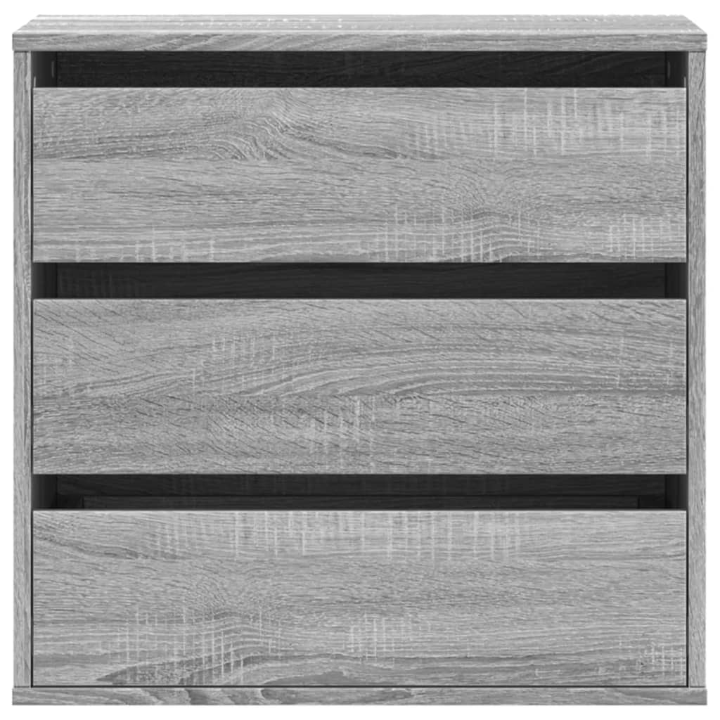 Corner Chest of Drawers Grey Sonoma 60x41x58 cm Engineered Wood